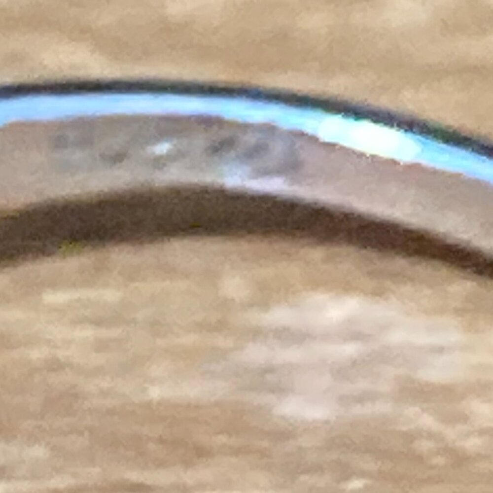 Darling little gold/brass bumble bee on sterling silver band ring - Picture 4 of 4
